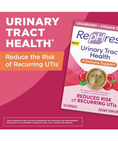 Rephresh Urinary Tract Health + Immune Supplement - 50 Count - Buy Online on GoSupps.com