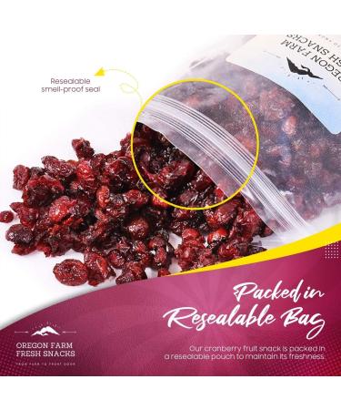 Oregon Coast Cranberries - Sweet & Juicy Dried Cranberry Snack - 2lb Pack - Versatile for Salads, Breads, Oatmeal & Muffins - Buy Online on GoSupps.com