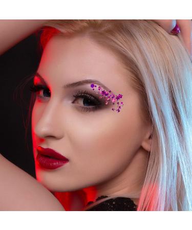 Outanaya 4pcs Set Colorful Eye Shadow Glitter Flakes White Glitter Eyeshadow Festival Glitter Gel Liquid - Buy Online on GoSupps.com