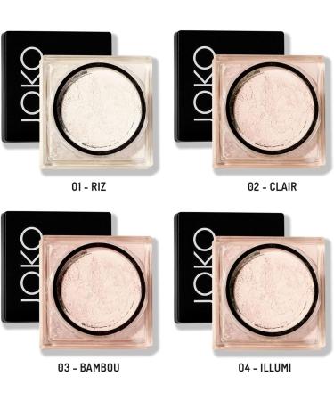 Joko - Ultra light mattifying loose powder - 01 Rice - Buy Online on GoSupps.com