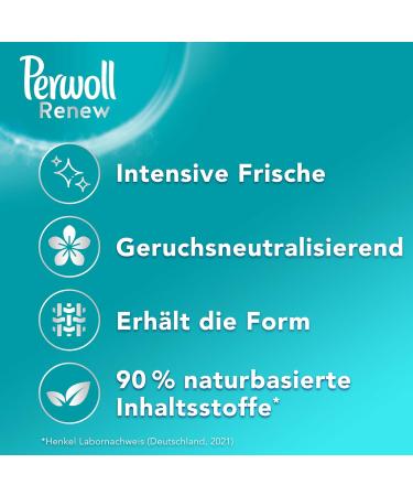Perwoll Renew Refresh Liquid Detergent 1.44L - 24 Washes Odor-Neutralizing Hygiene Laundry Care for Whites & Colors - Buy Online on GoSupps.com