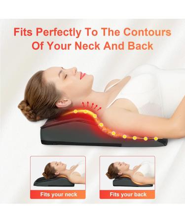 Comfier Neck Massager with Warmth & 4D Kneading Heads - Shiatsu Massage Device for Shoulders Back & Legs - Perfect Gifts for Men - Buy Online on GoSupps.com