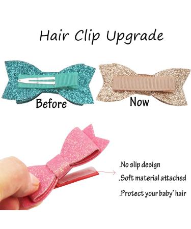 30PCS 2.75'' Sparkly Sequin Glitter Hair Bows for Baby Girls with Alligator Clips - Hair Barrettes Accessory for Girls, Toddlers, Kids, Teens - Pack of 30 - Buy Online on GoSupps.com