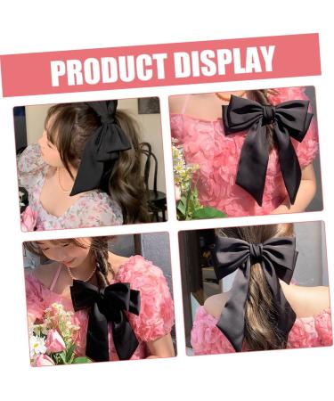FRCOLOR Bow Hairpin Ribbon Hair Clip Barrettes for Women Ponytail Clip Women Hair Bows Hair Clips Barrettes Hair Ribbon Barrettes for Hair Large Hair Bows for Women Big Hair Bows - Buy Online on GoSupps.com