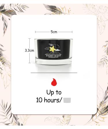 Fragrance Candle Gift Set for Women | 6 Relaxation Candles for Anxiety | Special Collection in Blue Purple & Black - Buy Online on GoSupps.com