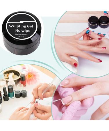 Nail Glue Gel - No-Rinse Polishing Gel for Nail Design - Non-Drip Adhesive for Passionate Artists Beginners and Creative Stylists - Buy Online on GoSupps.com
