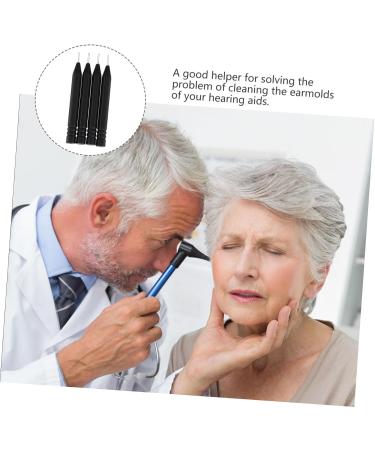 BCOATH 4pcs Steel Needle Rod Earmold Cleaning Tool for Hearing Aids Earwax Removal - Buy Online on GoSupps.com