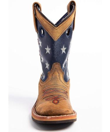 Cody James Boys' USA Flag Cowboy Boot - Broad Square Toe - Size 13 Little Kid, Brown - Buy Online on GoSupps.com