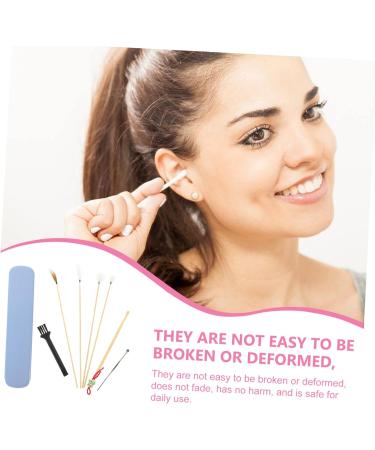 Ear Cleaning Kit with Bamboo Ear Pick & Spiral Cleaner - 1 Set for Safe Ear Wax Removal - Buy Online on GoSupps.com