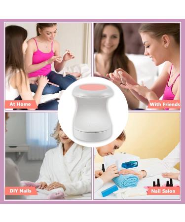 Angnya Mini UV LED Nail Lamp - Portable Gel Nail Dryer for At-Home & Professional Use | Pink Nail Art Tool - Buy Online on GoSupps.com