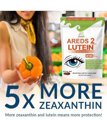 AREDS 2 + Advanced Lutein and Zeaxanthin Supplement-40mg Lutein & Zeaxanthin with Astaxanthin Omega-3 EPA DHA-Dietary Supplement for Eye Health Support Vision Support-120 Softgels 120 Count (Pack of 1) - Buy Online on GoSupps.com