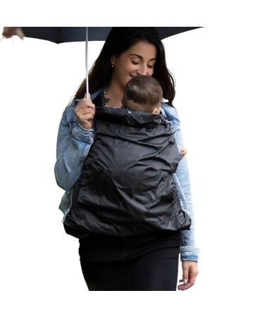 Hoppediz rain cover universal cover for baby carrier and sling anthracite