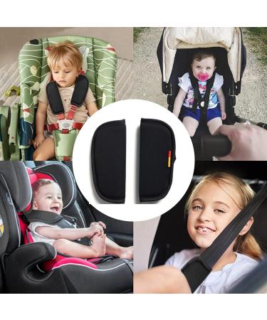 RuishiLinh Soft Baby Child Harness Car Seat Belt Covers - 2 Pairs | Safety Shoulder Pad Protection Cushion for Infant Stroller Pushchair Seatbelt - Buy Online on GoSupps.com