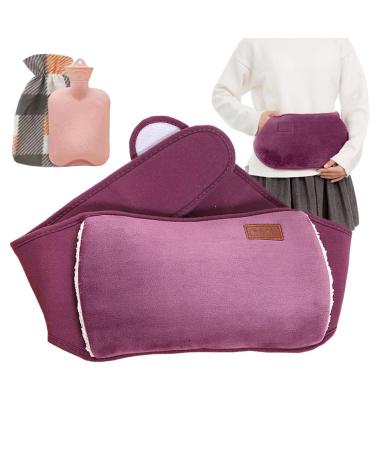 Xiaocao hot water bottle heat bag with a belt cover. Spout -proof warm belt accessories for hand waist belly neck relief sweet gift for girls women wives