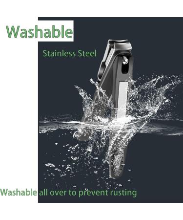 Dinghaole 360 Rotating Nail Clippers for Seniors Non-Slip with Nail File Long Handle Stainless Steel Nail Clippers Heavy Duty Toenail Finger Clippers for Thick Nails - Buy Online on GoSupps.com