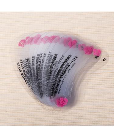 Eyebrow Stencils Kit Brow Shaping Grooming Templat Styling Tool 24PCS eyebrow shaping kit - Buy Online on GoSupps.com