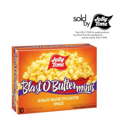 JOLLY TIME Natural Mini Microwave Popcorn - 30 Bags (3 Pack) | Healthy Snack - Buy Online on GoSupps.com