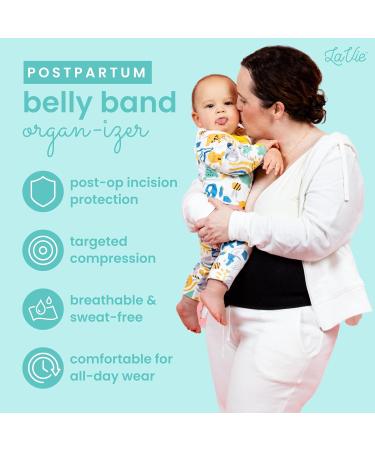 LaVie Postpartum Abdominal Support Binder | Pregnancy Belly Band & C-Section Recovery Waist Wrap for Maternity Support - Buy Online on GoSupps.com