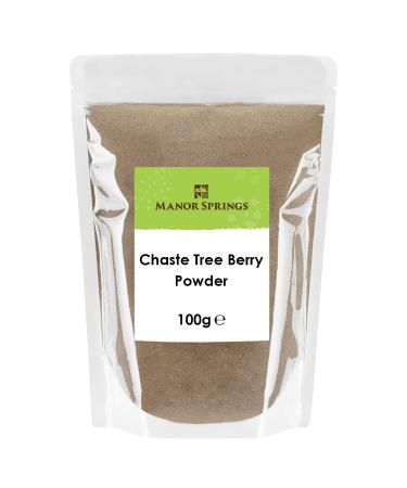 Chaste Tree Berry (Agnus Castus) Powder 100g by Manor Springs