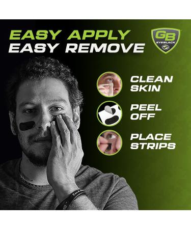 15 Pairs Breathable Eye Strips | Peel & Stick Athletic Eyeblack for Game Day | No Mess Stays On | Green Camo for Baseball Football Softball Lacrosse - Buy Online on GoSupps.com