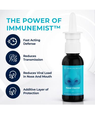 ImmuneMist Nasal and Oral Cleanse Bundle - Iodine Throat Spray and Nasal Iodine Spray - Up to 500 Doses - Made in The USA - Buy Online on GoSupps.com