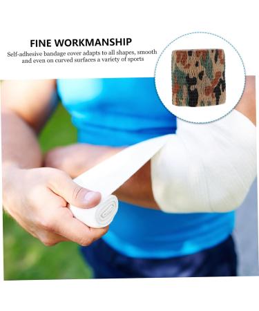 Buy Yardwe 4 Rolls Outdoor Camouflage Sports Tape | Clear PVC Athletic Compression Non-Woven Fabric | Best for International Shipping - Buy Online on GoSupps.com