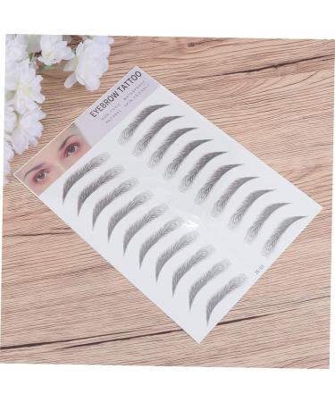 NOLITOY 2pcs 3d Eyebrow Stickers Makeup Eyebrow Tattoos Hair Kit Imitation Eyebrow Set Miss Eyebrow Trimming - Buy Online on GoSupps.com