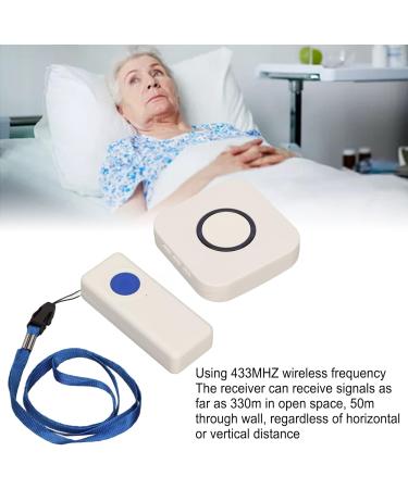 Wireless Nurse Call Button | Pager System for Nursing Staff | 38 Songs 4 Volume Levels | Hospital & Home Use for Elderly Care - Buy Online on GoSupps.com