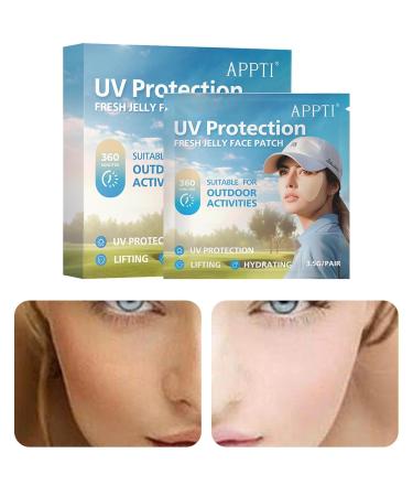 Golf Eye Mask Patch - UV Protection for Outdoor Sports Hydrogel Under-Eye Patches for Sun Protection Skiing & Fishing - 1 & 2 Pack - Buy Online on GoSupps.com