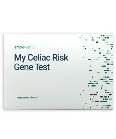 empowerDX Celiac Risk Gene Test, Check HLA Genetic Risk Factors for Celiac Disease at Home, Easy to Use Mouth Swab Test, Ages 2+