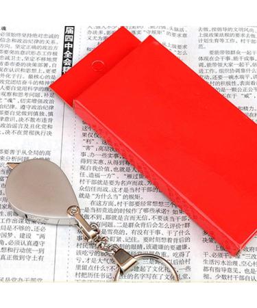 10 Times Metal Key Chain Magnifier Foldable Portable Magnifier Glass Lens Made in China - Buy Online on GoSupps.com