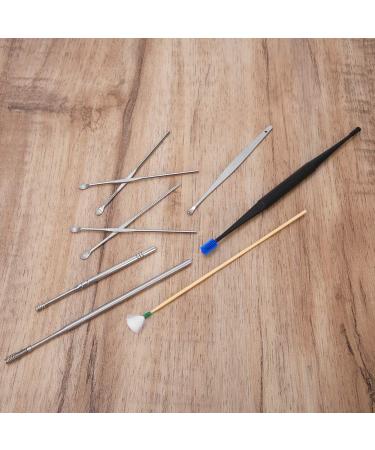 Zyyini 9pcs Ear Cleaning Tool Set with Silicone Brush for 360 Cleaning - Ear Wax Pickers & Goose Feather Tickler - Storage Box Included - Buy Online on GoSupps.com