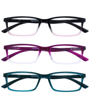 Opulize sea glasses Blue light filter narrow frame spring hinges improve the sleep computer glasses gaming anti-reflective men B9 +3.50 diopters black to pink / purple / turquoise