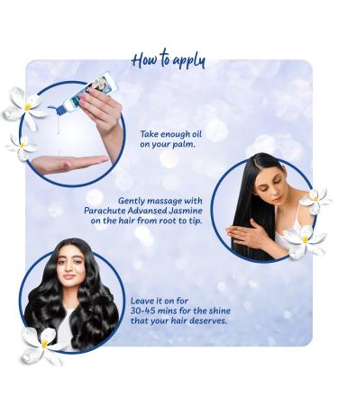Buy Parachute Advansed Jasmine Coconut Hair Oil 300ml - Nourishing & Hydrating Hair Care | International Shipping Available - Buy Online on GoSupps.com
