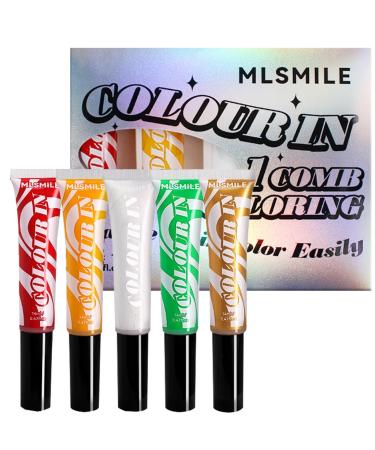 Temporary Hair Dye - Hair Washable Coloring Dye with Brush Long and Short Dark Hair Coloring Dye for Home and Solon for Artistic Photography A# 1 count (Pack of 1)