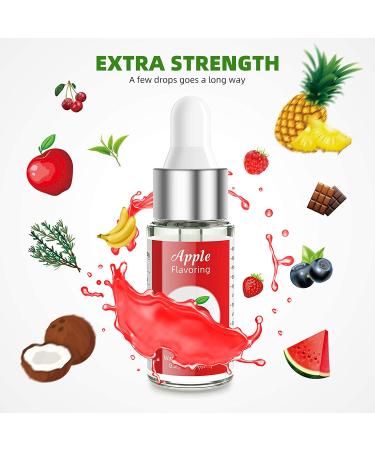Nomeca Food Flavoring Oil - 12 Candy Flavors for Baking, Cooking, Lip Gloss - .2 Fl Oz / 6 ml (Pack of 12) Water & Oil Soluble - Buy Online on GoSupps.com