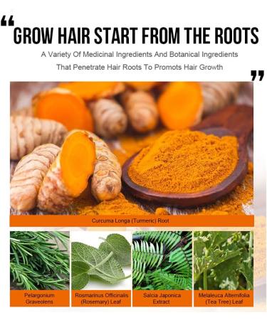 BOKIOESDE Ginger Hair Growth Prevent Hair-Loss Essential Oil Nutrient Solution Fast Growing Scalp Beauty Health Men - Buy Online on GoSupps.com