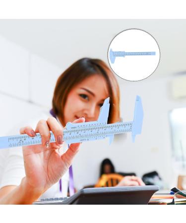 2 pi ces R gle de Mesure Sourcils Vernier Pratique pour Maquillage Sym trique Bleu Outil Professionnel pour D butants et Experts - Buy Online on GoSupps.com