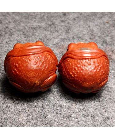 UNbit Stress Ball Baoding Balls - Marble & Copper Alloy Healing Therapy - Walnut Shape Hand Therapy (2pcs) - Buy Online on GoSupps.com