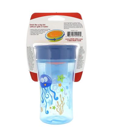 NUK Magic 360 Spoutless Cup 12+ Months | 10 oz Boy's Cup â€“ Leak-Proof & Easy Grip - Buy Online on GoSupps.com