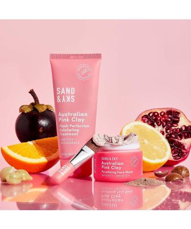 Sand & Sky Perfect Skin Kit: Australian Pink Clay Mask & Exfoliator for Blackheads, Enlarged Pores, and Pigmentation - Buy Online on GoSupps.com