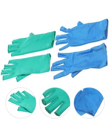 HAPINARY 2 Pairs Mitts Half Fingers Gloves Quilting Supplies Quilting Tools Quilting Hand Covers Fingerless Pressure Gloves Craft Gloves Sewing Hand Covers Work Manicure Spandex - Buy Online on GoSupps.com