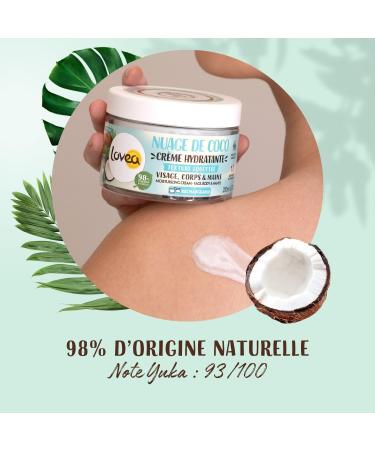 LOVEA - Coconut Cloud - Multi-purpose moisturizing cream - Face body & hands - 24h hydration - For the whole family - From 3 years old - 99% natural origin - Vegan - Made in France - 200 ml - Buy Online on GoSupps.com