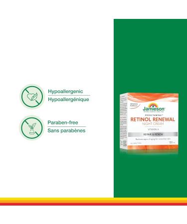 Jamieson ProVitamina A Retinol Renewal Night Cream 120mL (4.2 fl.oz.) - Buy Online on GoSupps.com