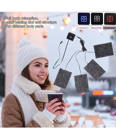 Buy USB Electric Heating Pillows - 3 Level Adjustable Carbon Fiber - Washable Winter Camping Gear - Buy Online on GoSupps.com