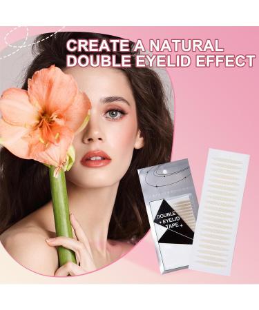 Double Eyelid Tape | Natural Lace Slim Double Eye Lift Tape Bands - Invisible Eyelid Lifter Tape Natural Slim Double Eyelid Tapes For Saggy Hooded Droopy Uneven Mono-eyelids Artificial Lace Double Eyelid Sticker (Olive Type) - Buy Online on GoSupps.com