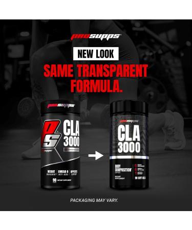 PROSUPPS CLA 3000 Lean Body Composition Support - Stim-Free Conjugated Linoleic Acid Workout Supplement for Weight Management & Appetite Support with Omega 6 Fatty Acid - Gym & Fitness - 90 Softgels - Buy Online on GoSupps.com