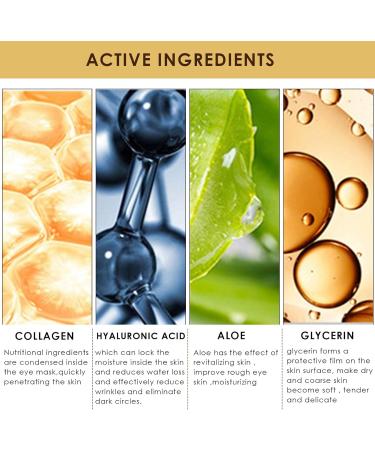 24 Pairs Eye Patches Gel Mask Under Eye Bags Anti Dark Circles Eye Patch in Gel Under Eyes Collagen Mask with Moisturizing Effect and Improve Wrinkles and Fine Lines Eye Care (24K Gold) - Buy Online on GoSupps.com