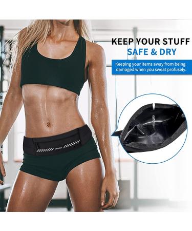 Waterproof Running Belt for Cell Phone | 3-Pocket Hip Pocket Bag for Jogging - Unisex Sports Belt Up to 7 - Perfect for Men & Women - Buy Online on GoSupps.com