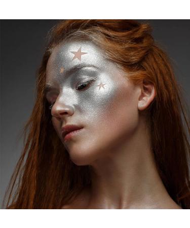 Ccbeauty Metallic Silver Body Paint Stick - Creamy Blendable Oil-Based Face & Body Makeup for Halloween & Party Art - Buy Online on GoSupps.com
